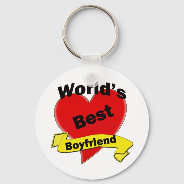 Chaveiro World's Best Boyfriend (Frente)