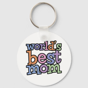 Chaveiro Worlds Best Mãe T-Shirts e presentes