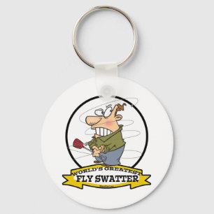 CHAVEIRO WORLDS GREATEST FLY SWATTER MEN CARTOON