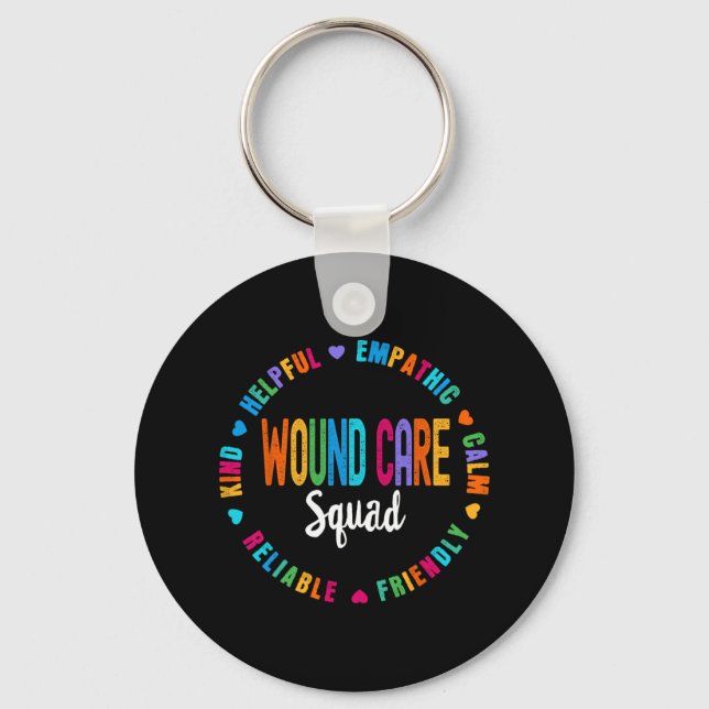 Chaveiro Wound Care Nurse Squad Appreciation Sta (Frente)