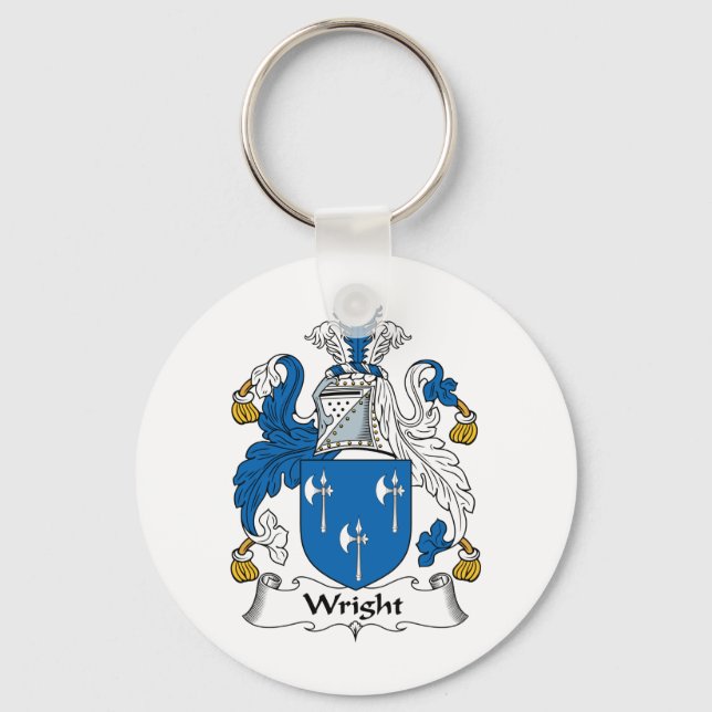 Chaveiro Wright Family Crest (Frente)