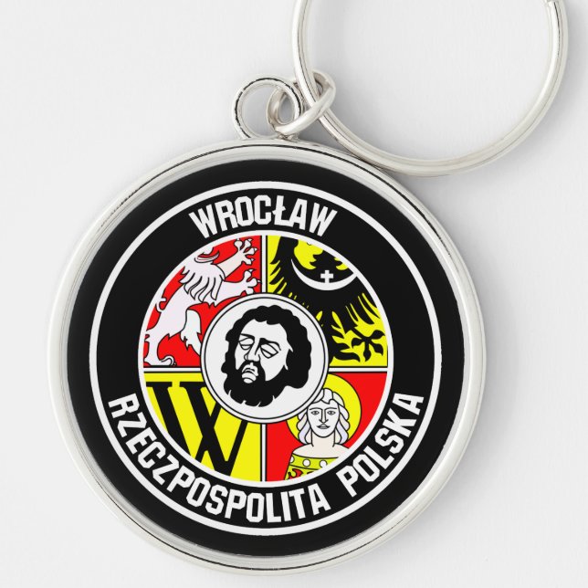 Chaveiro Wrocław Round Emblem (Frente)