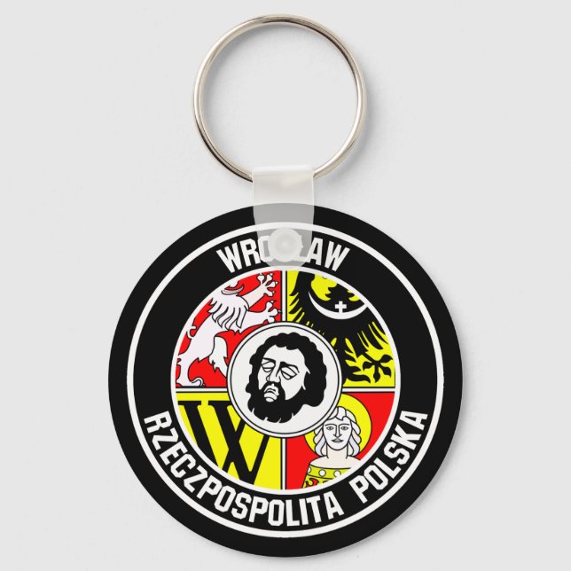 Chaveiro Wrocław Round Emblem (Frente)