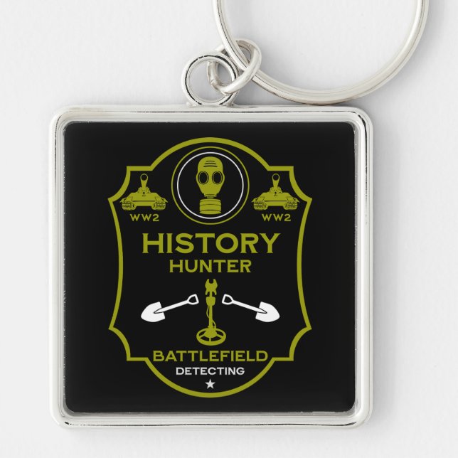 Chaveiro WW2 Trench Battlefield Metal Detectorist (Frente)