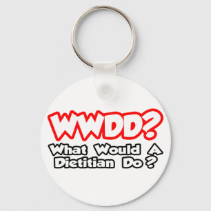 Chaveiro WWDD... O que um Dieticiano faria?