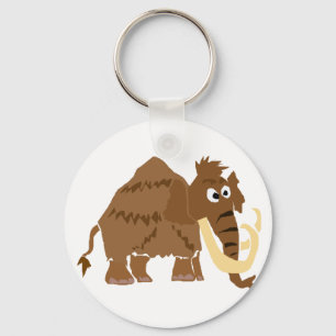Chaveiro WX- arte engraçada do primitivo do Mammoth Woolly