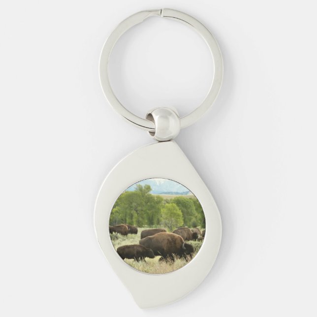 Chaveiro Wyoming Bison Nature (Frente)