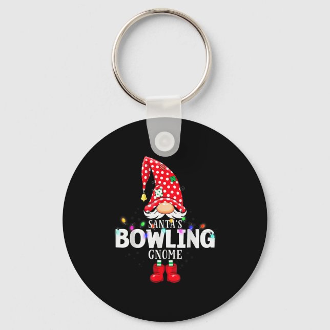 Chaveiro X-mas Santa's Bowling Gnome Christmas Matching  (Frente)