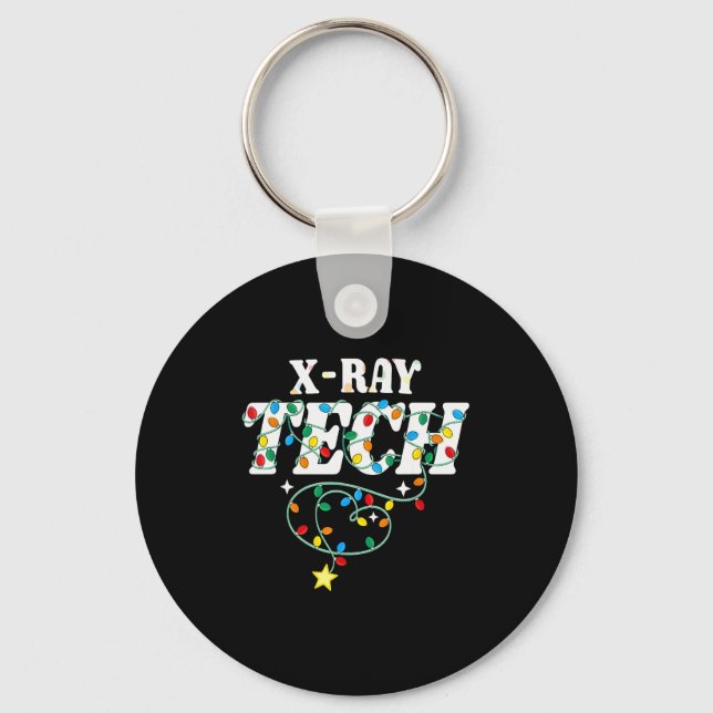 Chaveiro X-ray Tech Christmas Radiologic Technologist Techs (Frente)