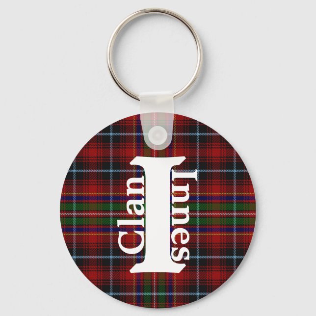 Chaveiro Xadrez Clã Tradicional Innes Tartan (Frente)