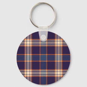 Chaveiro Xadrez de Tartan, textura colorida do marinho.