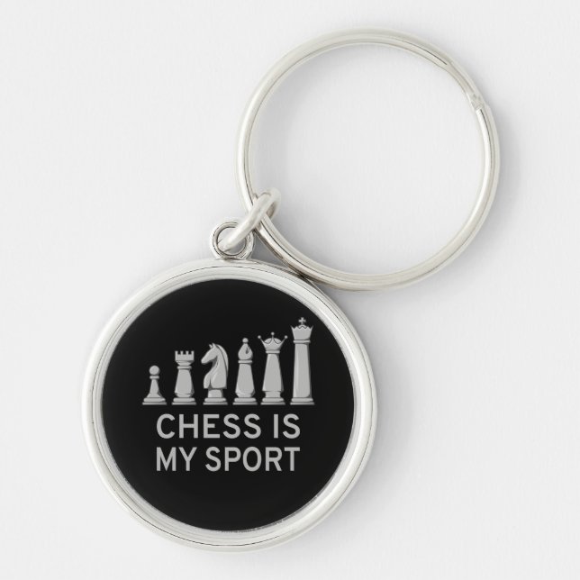 Chaveiro Xadrez É Meu Esporte (Frente)