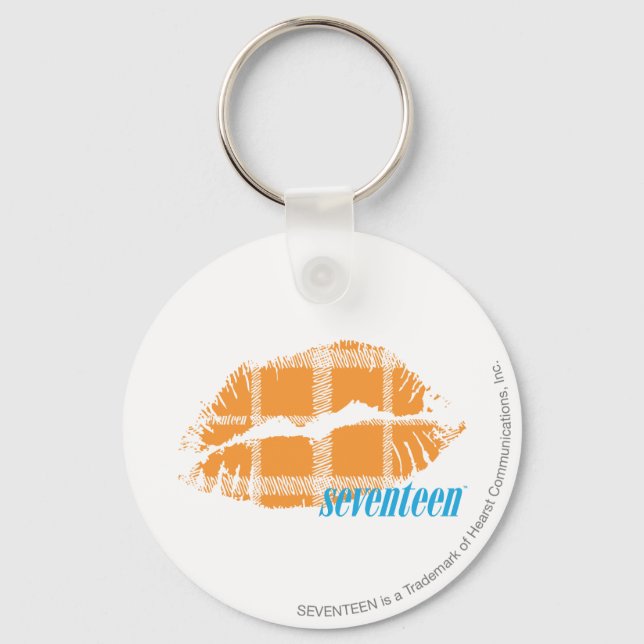 Chaveiro Xadrez Laranja (Frente)