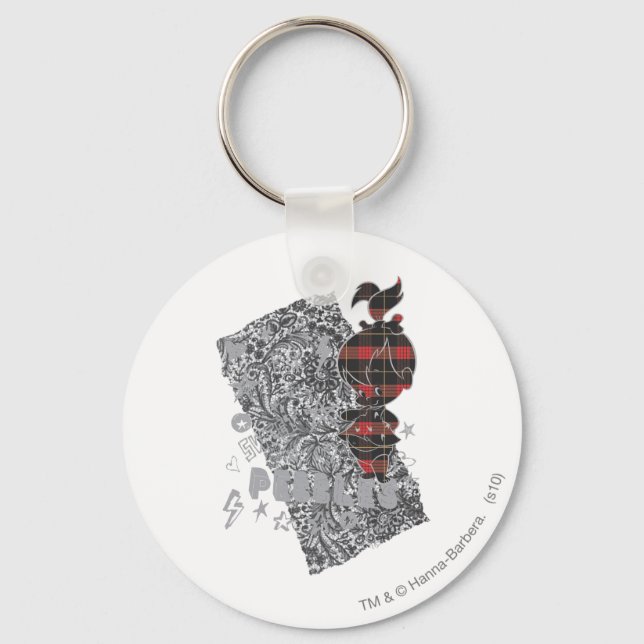 Chaveiro XADREZ Punk PEBBLES™ (Frente)