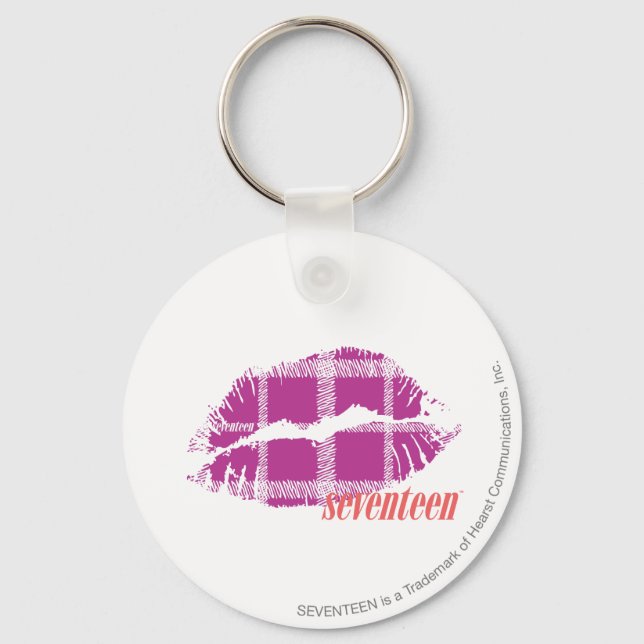 Chaveiro Xadrez Roxo (Frente)