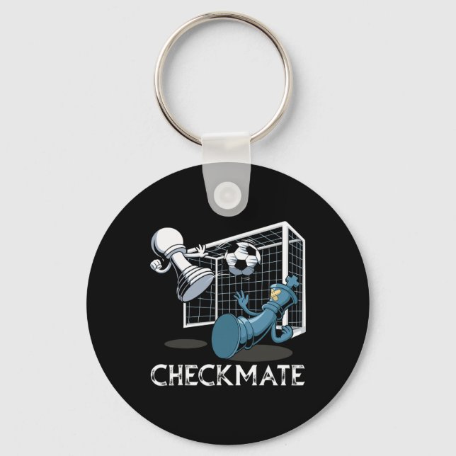Chaveiro Xadrez Xeque-Mate Futebol  (Frente)