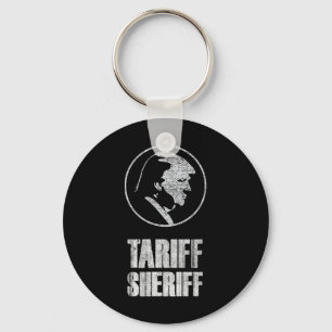 Chaveiro Xerife Tarifário Divertido Presidente Trump Sátira