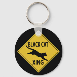Chaveiro Xing de Gato Negro