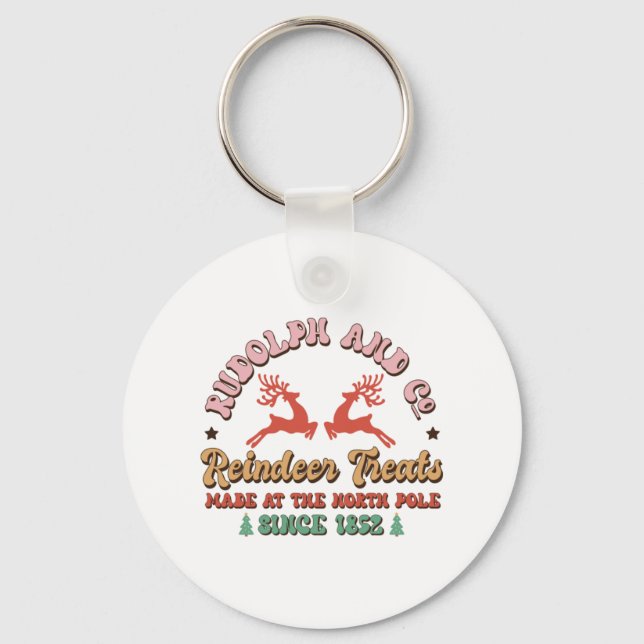 Chaveiro Xmas Gift Go Reindeer Treats (Frente)