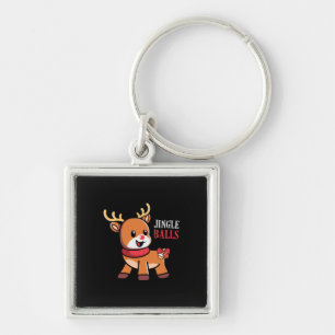 Chaveiro Xmas Gift Jingle Balls Reindeer