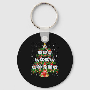 Chaveiro Xmas Luzes Dentes Dentistas Dentistas Dentes Dente