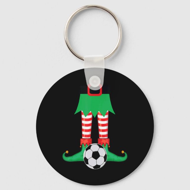 Chaveiro Xmas Matching Soccer Elf Pajama Christmas Team S  (Frente)
