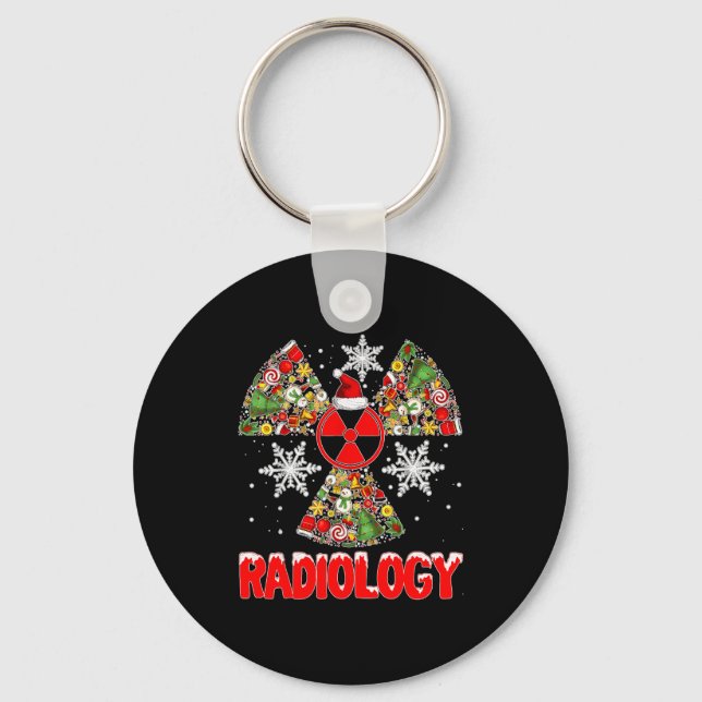 Chaveiro Xmas Radiology Christmas Radiologist Xray Tech Cut (Frente)