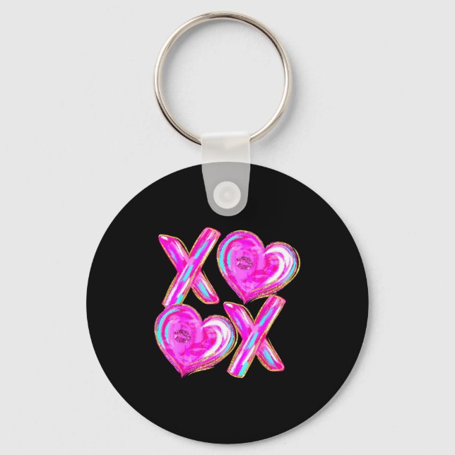 Chaveiro Xoxo Hearts Valentine's Day Women Girls Vday  (Frente)