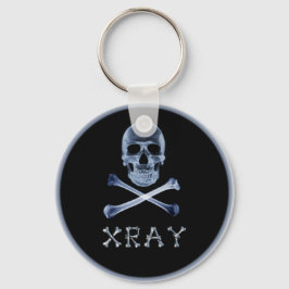 Chaveiro XRAY PIRATE Flag RADIOLOGIA JOLLY ROGER