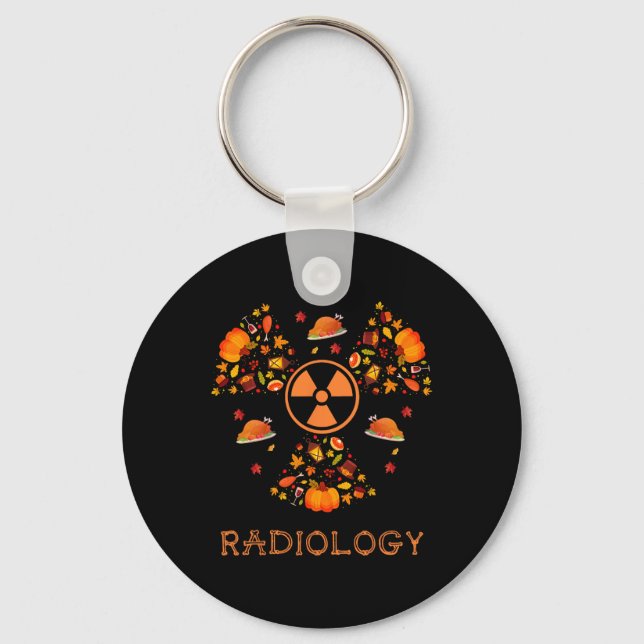 Chaveiro xray radiologista de ação de graças xray t (Frente)