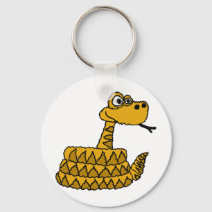 Chaveiro XX- Funky Rattlesnake Cartoon