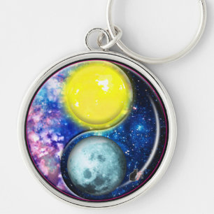 Chaveiro Yang-Yin/Lua