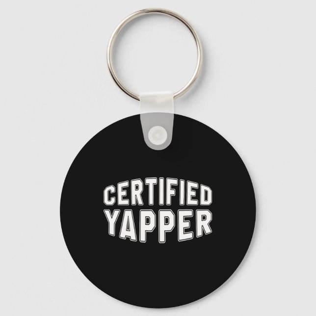 Chaveiro Yapper Funny Professional Yapper Certificado (Frente)