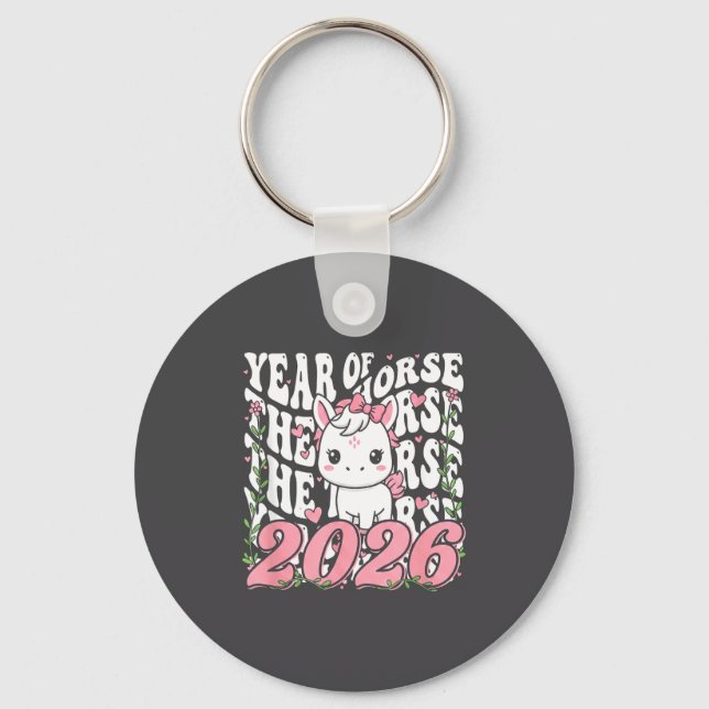 Chaveiro Year Of The Horse For Girls  (Frente)