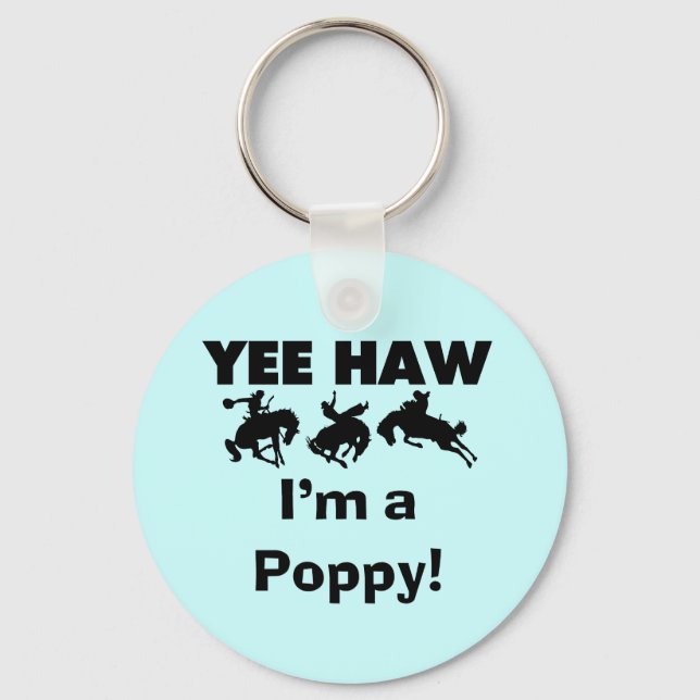 Chaveiro Yee Haw, sou uma camiseta e presentes (Frente)