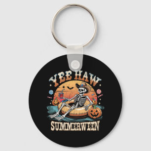 Chaveiro Yee Haw Summerberry Cowboy Skeleton Western Hallow