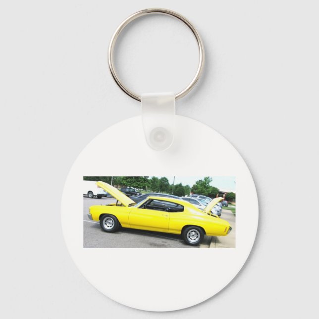 Chaveiro Yellow '72 Chevelle (Frente)