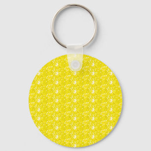 Chaveiro Yellow Glitter