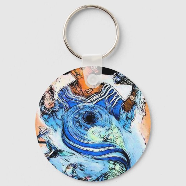 CHAVEIRO YEMAYA SHARP SWIRLS (Frente)