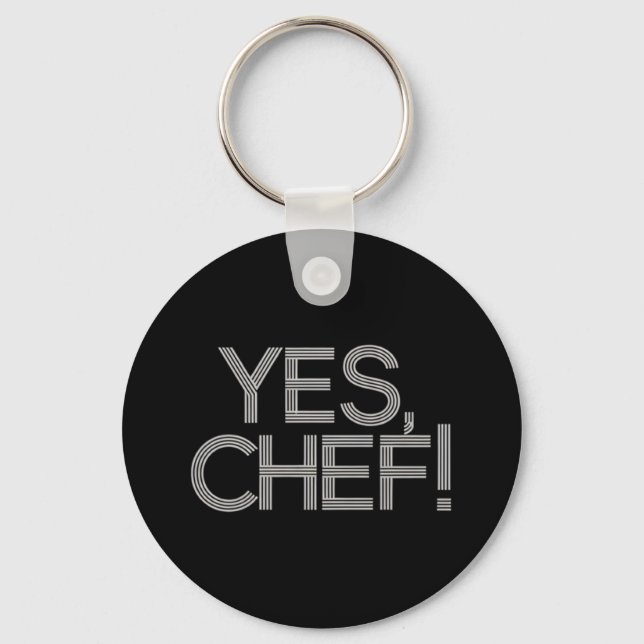 Chaveiro Yes, Chef! (Frente)