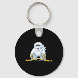 Chaveiro Yeti Esquimó, Presente de Camiseta de Esqui de Hom