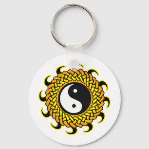 Chaveiro Yin Yang Braided Sun
