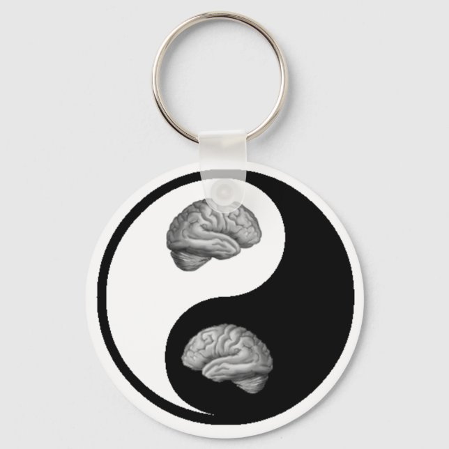 Chaveiro Yin/Yang Brain (Frente)