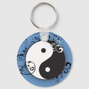 Chaveiro Yin-Yang com rolagem