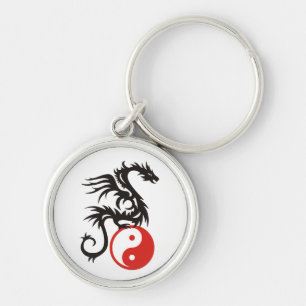 Chaveiro Yin & Yang Dragon