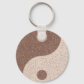 Chaveiro Yin Yang Music Notes 