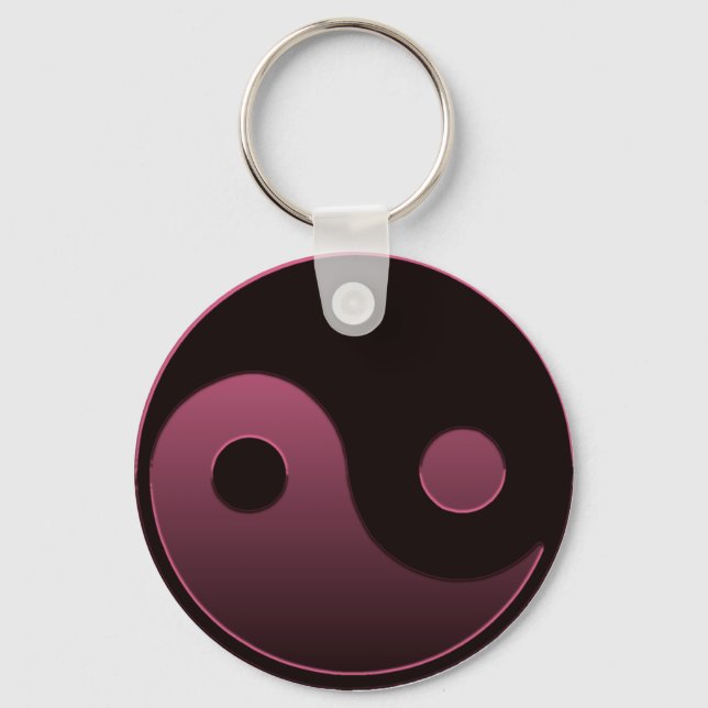 Chaveiro Yin Yang Pink (Frente)