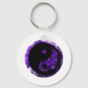 Chaveiro Yin Yang Purple Black The MUSEUM Zazzle Gifts