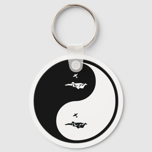 Chaveiro Yin Yang Skydiving (Frente)