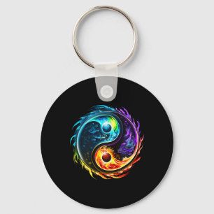 Chaveiro Yin Yang, Taoísmo, Tai Chi, Qi Gong, Polaridade, D